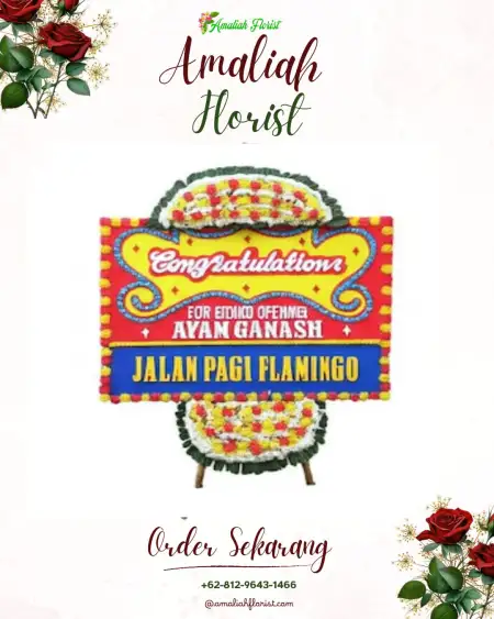 Sewa Papan Bunga Hamerang